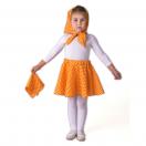 Платочек в белый горох (Цвет оранжевый), 0А-00000350