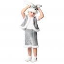 Карнавальный костюм детский Зайчик серый серый р-р 30